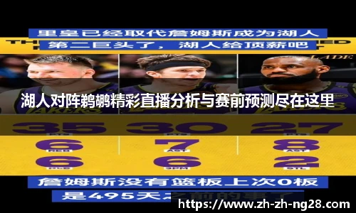 湖人对阵鹈鹕精彩直播分析与赛前预测尽在这里